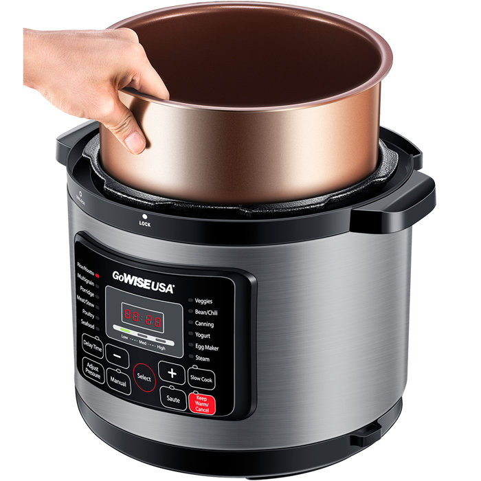 GoWISE USA Electric Pressure Cooker & Reviews Wayfair